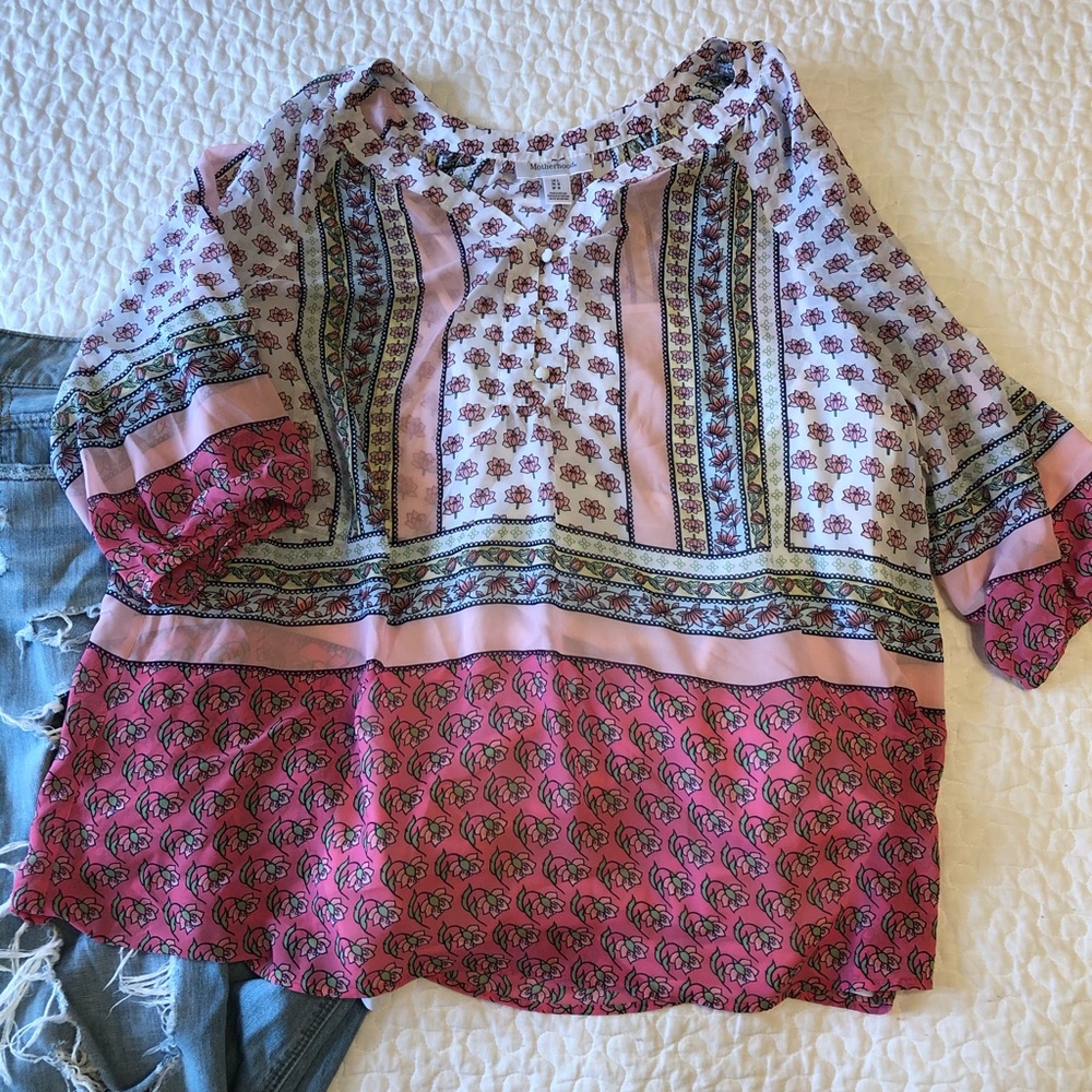 Motherhood Maternity Floral print maternity top